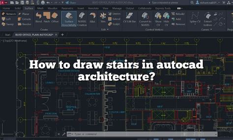 How To Draw Stairs In Autocad Architecture Design Talk