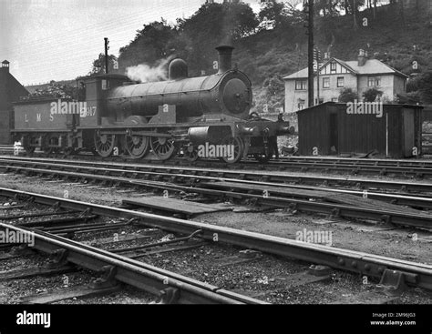 An Lms London Midland And Scottish Steam Engine And Tender On A