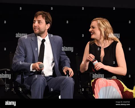 Exclusive Vincent Kartheiser Left And Elisabeth Moss Are Seen At A