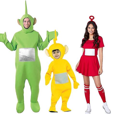 4 Colors Teletubbies Cosplay For Adult Funny Tinky Winky Dipsy Laa Laa Po Anime Carnival Costume