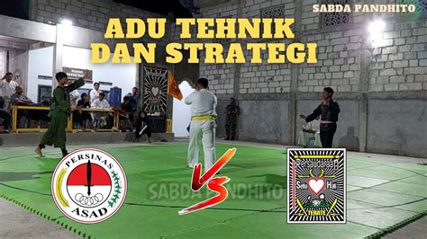 Asad Vs Psht Pertandingan Pencak Silat Antar Perguruan Tahun