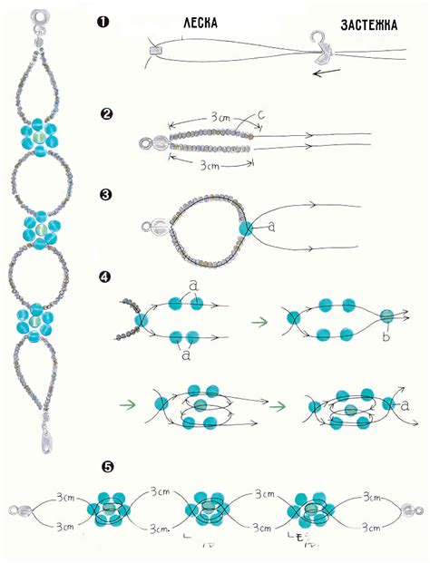 Плетение из бисера браслеты для начинающих несложные схемы