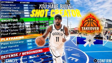 My Official Overpowered Build In Nba K Best Pure Shot Creator In