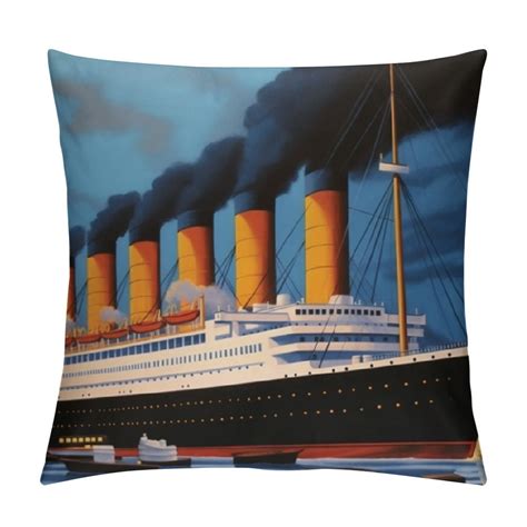 ARISTURING Titanic Pillow Covers Super Soft Pillow Cases Rectangle