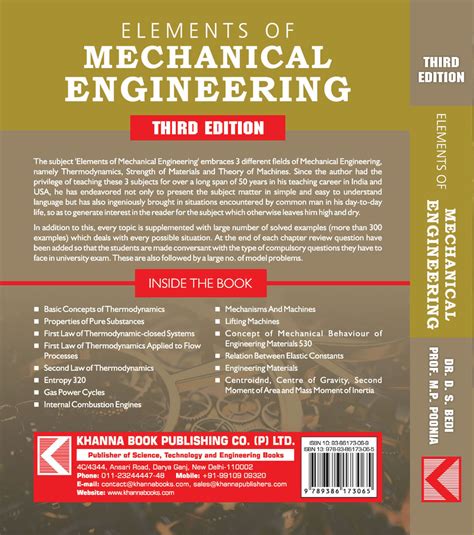 Elements Of Mechanical Engineering