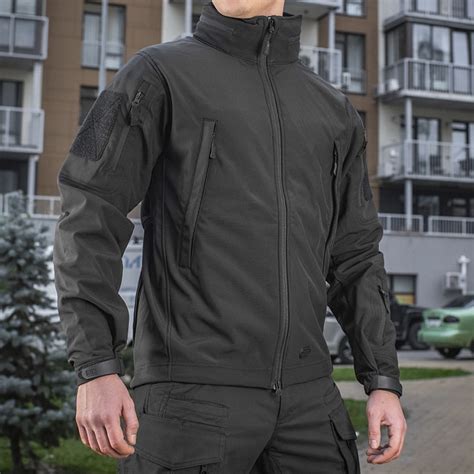 M Tac Softshell Black Military Pl