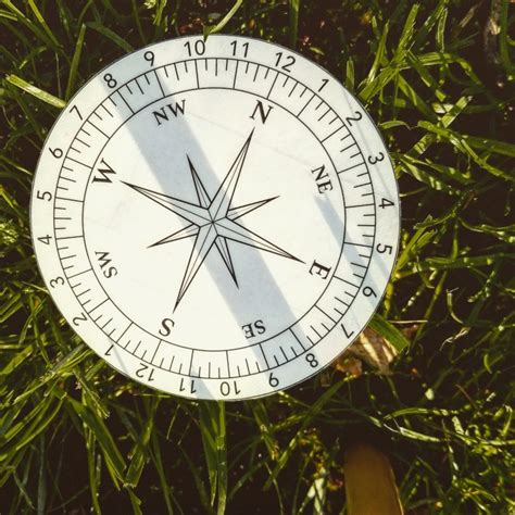 Using A Shadow Board Compass Viking Sun Compass Element Bushcraft