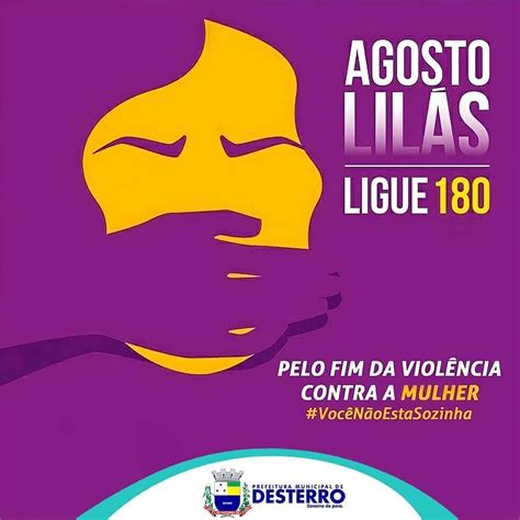 Diga Não A Violência Contra Mulher Prefeitura De Desterro