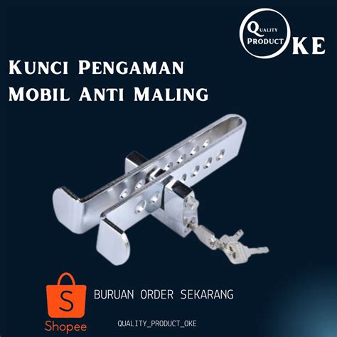 Jual Kunci Pengaman Mobil Anti Maling | Shopee Indonesia