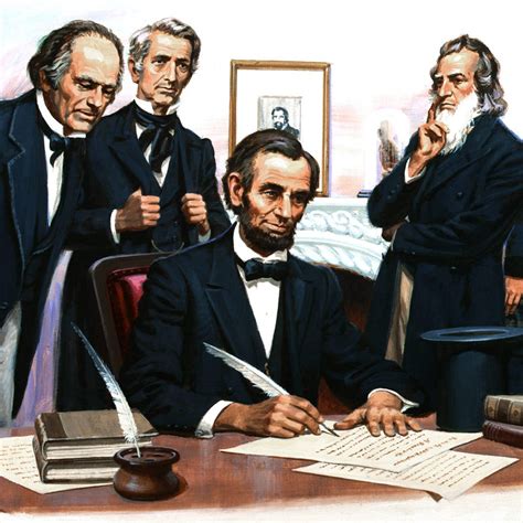 Download Abraham Lincoln Signing The Emancipation Proclamation ...