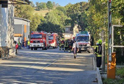 Feuerwehreinsatz In Annaberg Buchholz Brand In Papierfabrik