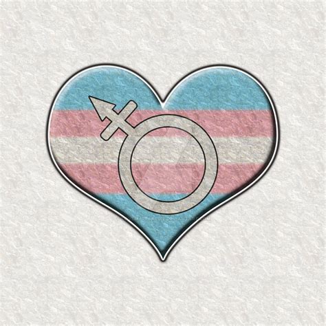 Transgender Pride Heart With Pride Symbol By Lovemystarfire On Deviantart