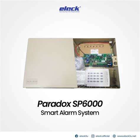 Jual ELOCK Paradox SPECTRA SP6000 Alarm System With LED Keypad K10H