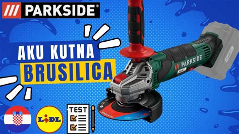 AKU KUTNA BRUSILICA Parkside PWSA 20 Li B3 HRVATSKA HRVATSKI LIDL YouTube