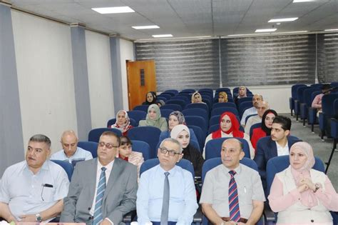 تدريسية في كلية الطب تشارك في مناقشة إطروحة دكتوراه في كلية العلوم بجامعة الموصل جامعة نينوى