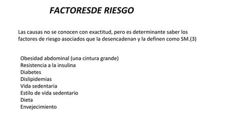 Sindrome Metabolico Ppt 2 Pptx