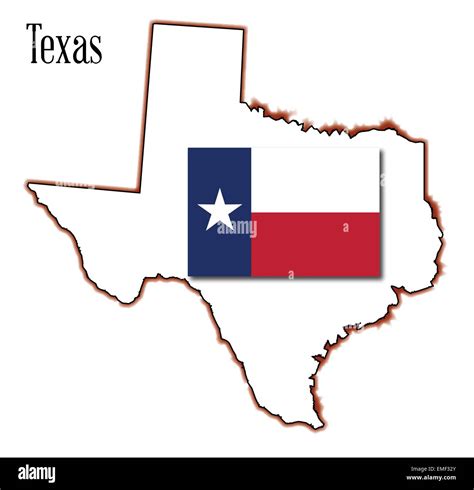 Texas map flag hi-res stock photography and images - Alamy