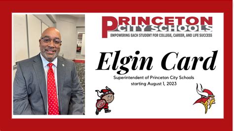 Princeton City School Board Hires Elgin Card as New Superintendent ...