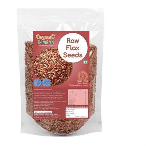 Buy Raw Flax Seeds Alsi 2 Kg Organonutri