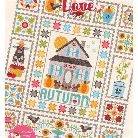 Quilt Pattern For Autumn Love By Lori Holt Etsy