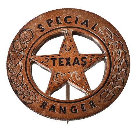 Special Texas Ranger Badge