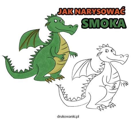 Jak Narysowa Smoka Instrukcja Obrazkowa Krok Po Kroku