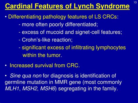 PPT - UPDATE OF LYNCH SYNDROME(LS):GENETICS, NATURAL HISTORY ...