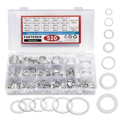 Amazon 510Pcs Automotive Metric Oil Drain Plug Gasket Crush