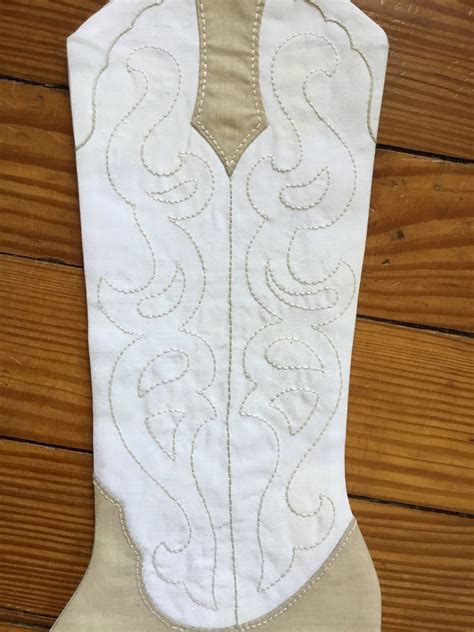 Cowboy Boot Christmas Stocking Pattern 2019 Pdf Version Etsy Australia