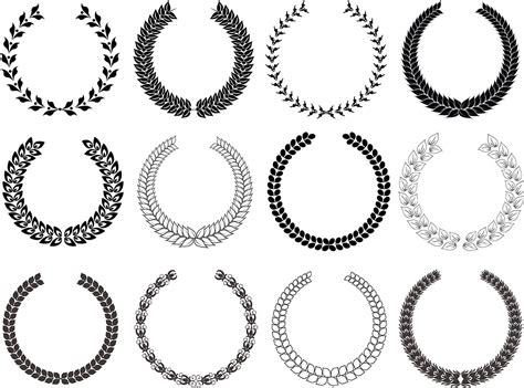 Laurel Wreath Vector - (4107 Free Downloads)