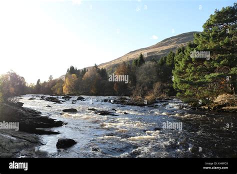 Falls of Dochart Waterfall, Killin, Scotland Stock Photo - Alamy