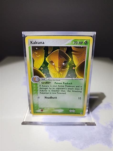 Pokemon EX Fire Red Leaf Green Reverse Holo Kakuna 36 112 Near Mint