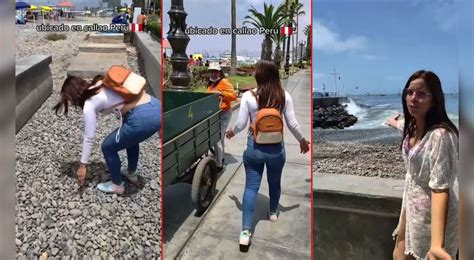 Video Viral Tiktok Joven Extranjera Va A Playa En El Callao Y Su