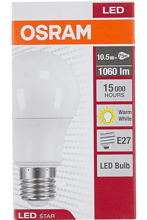 Osram Led Value Classic A Frosted Led Lamp W Screw Base E