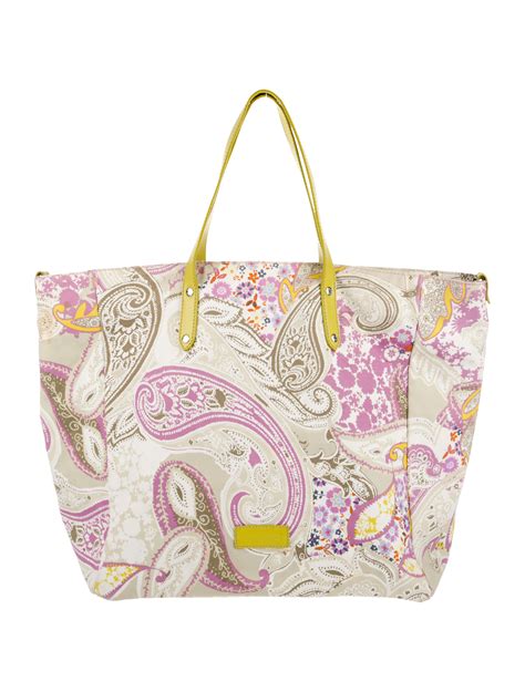 Etro Printed Canvas Tote - Neutrals Totes, Handbags - ETR190264 | The RealReal