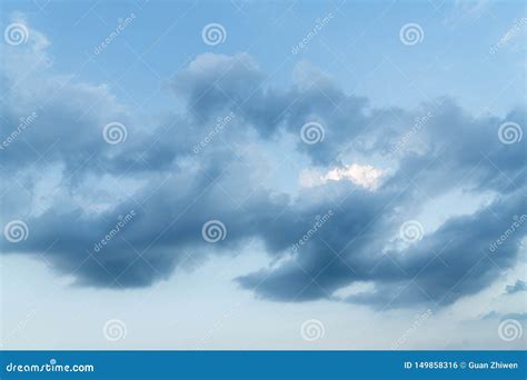 peaceful clouds  sky stock photo image  sunlight