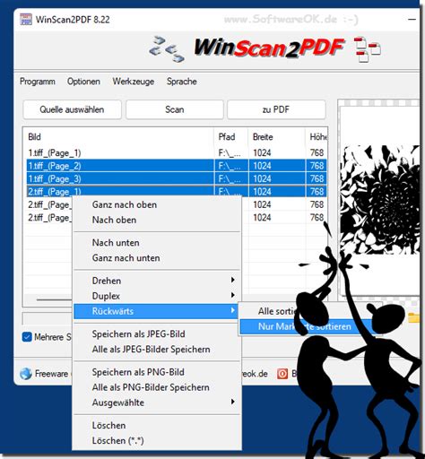 Verschiedene Pdf Sortierungen In Gescannten Dokumenten