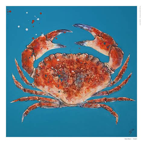 Crab Large Art Print