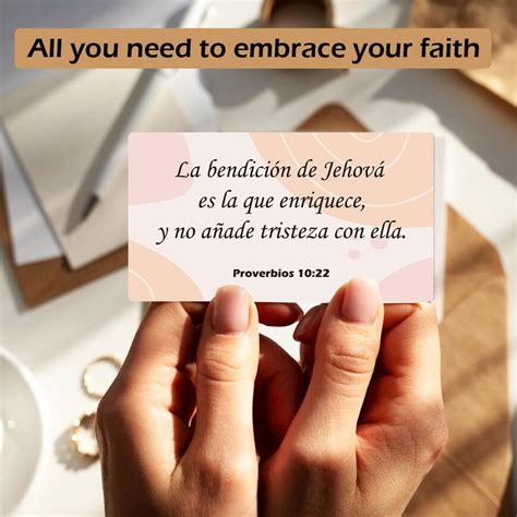 Regalos motivacionales cristianos españoles Tarjetas inspiradoras de