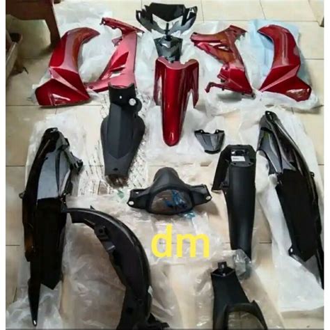 Full Body Vega R New Merah Hitam Set Body Kasar Lazada Indonesia