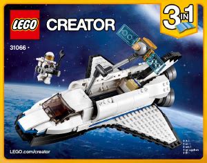 Manual De Uso Lego Set 31066 Creator Lanzadera Espacial