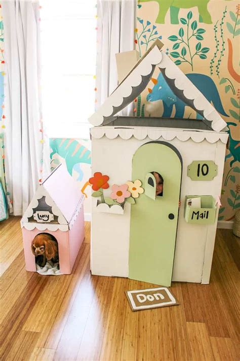 Diy Cardboard House For Kids