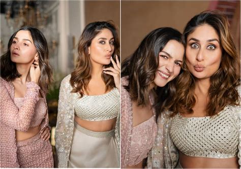 Alia Bhatt Shares Photos With Sister In Law Kareena Kapoor Karan Johar