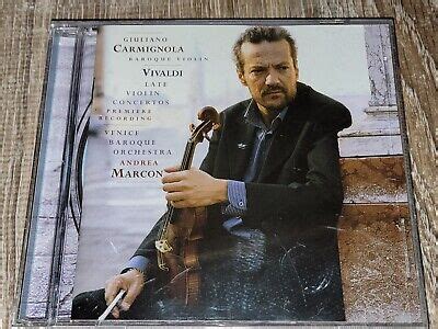 Giuliano Carmignola Vivaldi Late Violin Concertos CD 2001 Baroque