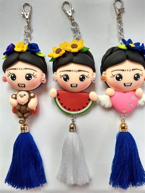 Pin de Mariela Briceño en Frida Kahlo Porcelana fría Manualidades