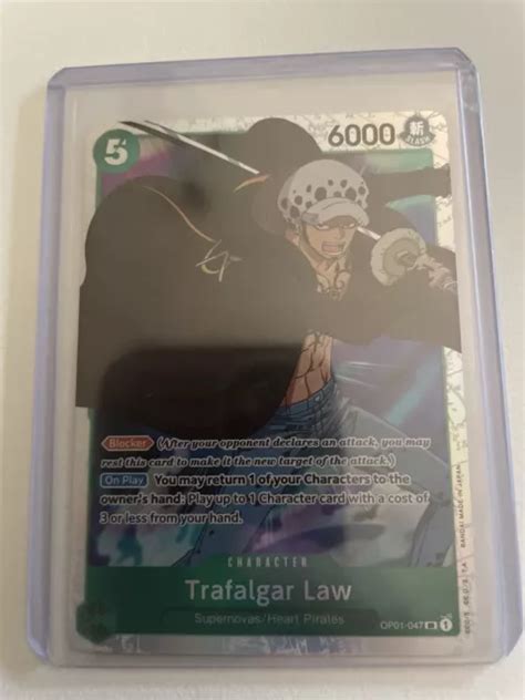 OP01 047 TRAFALGAR Law Super Rare Feuille Une Pièce TCG OP01 Aube