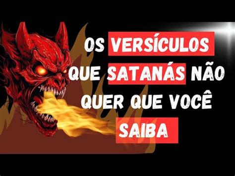 Vers Culos Que O Diabo Nao Que Que Voc Descubra Os Vers Culos Que