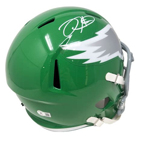 Jalen Hurts Philadelphia Eagles Signed Kelly Green Alternate Replica H – Diamond Legends Online