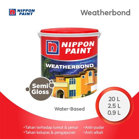 Jual Nippon Paint Weatherbond Tinting L Cat Premium Dinding