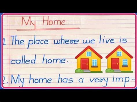 Lines On My Home In English My Home Essay In English Lines On My